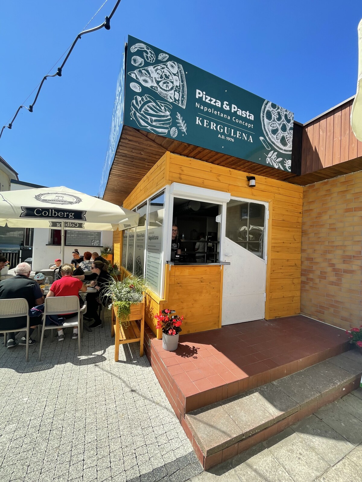 Pizza & Pasta — BoMorze entrance next to Kergulena in Niechorze